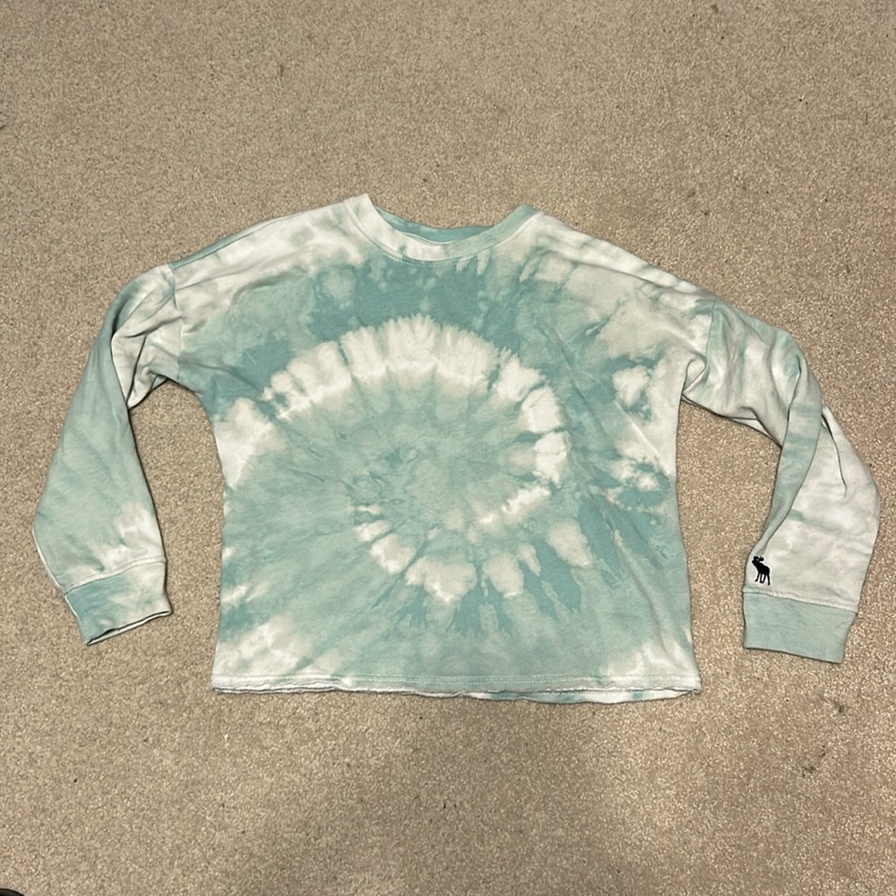 Abercrombie Kids Blue Tie-Dye Sweatshirt